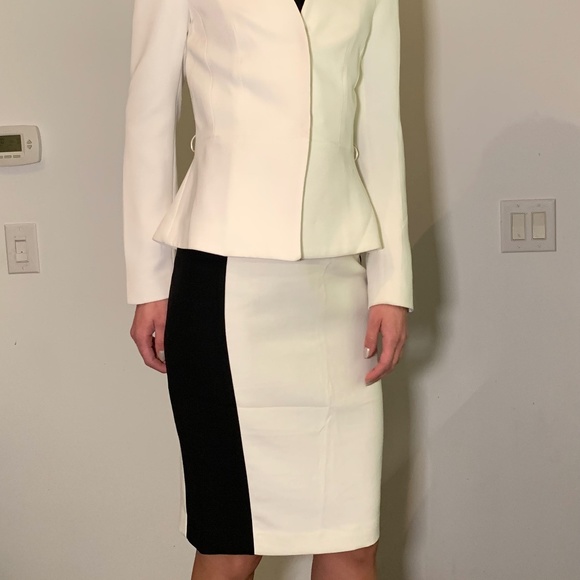 Elegant ZARA Black and White Skirt, Perfect for elegant evenings, office outfit - Picture 2 of 15